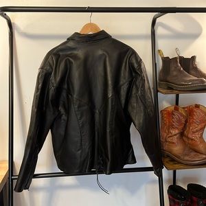 Vintage Hudson Leather jacket w removable liner